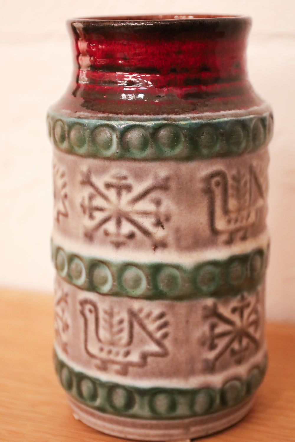 Bay Keramik 64 17 - West Germany - Fat Lava - セラミックフラワーベース - cerote antiques