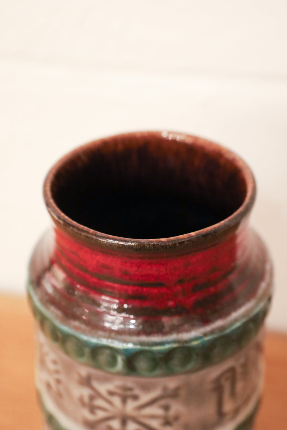 Bay Keramik 64 17 - West Germany - Fat Lava - セラミックフラワーベース - cerote antiques