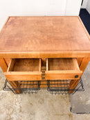 ウッドワークテーブル <br>cerote antiques