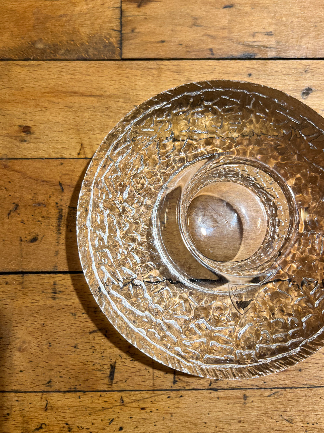 Orrefors - ガラス キャンドルホルダー - Sweden - cerote antiques