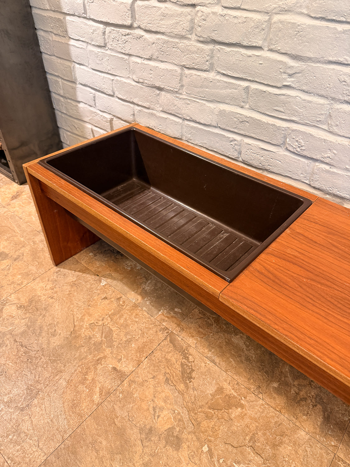 OLD IKEA - プランター付き ローテーブル - 1960-70s , スウェーデン - cerote antiques