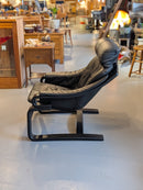 SKIPPER MØBLER , Svend Skipper <br>”Apollo Chair” レザー ラウンジチェア＆オットマン <br>1970's , Denmark <br>TAMAGAWA BASE