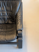 SKIPPER MØBLER , Svend Skipper <br>”Apollo Chair” レザー ラウンジチェア＆オットマン <br>1970's , Denmark <br>TAMAGAWA BASE
