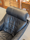 SKIPPER MØBLER , Svend Skipper <br>”Apollo Chair” レザー ラウンジチェア＆オットマン <br>1970's , Denmark <br>TAMAGAWA BASE