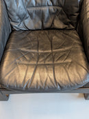 SKIPPER MØBLER , Svend Skipper <br>”Apollo Chair” レザー ラウンジチェア＆オットマン <br>1970's , Denmark <br>TAMAGAWA BASE