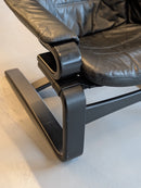 SKIPPER MØBLER , Svend Skipper <br>”Apollo Chair” レザー ラウンジチェア＆オットマン <br>1970's , Denmark <br>TAMAGAWA BASE
