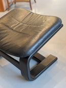SKIPPER MØBLER , Svend Skipper <br>”Apollo Chair” レザー ラウンジチェア＆オットマン <br>1970's , Denmark <br>TAMAGAWA BASE