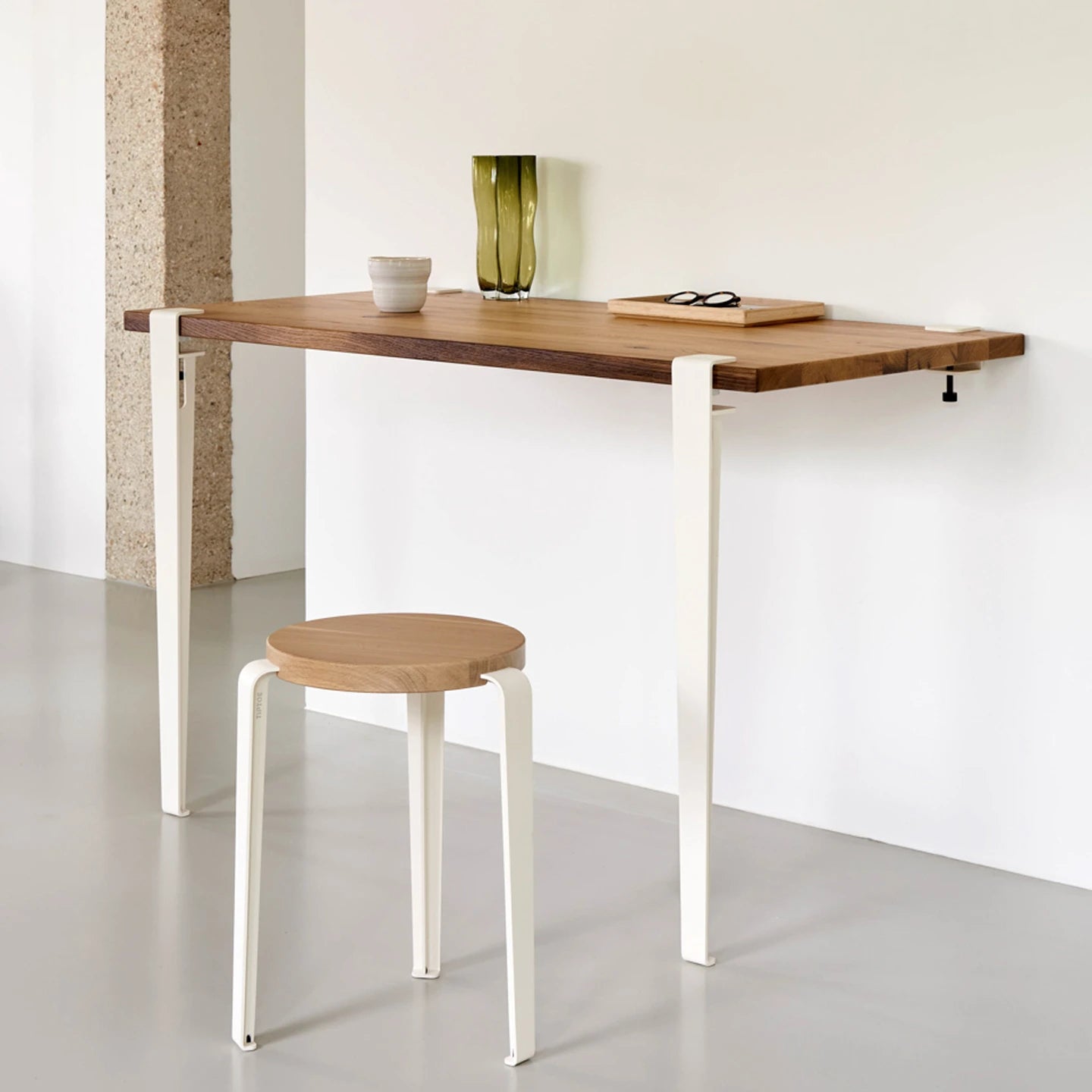 TIPTOE - Table and desk leg – 75 cm - CREAM WHITE - 大阪店