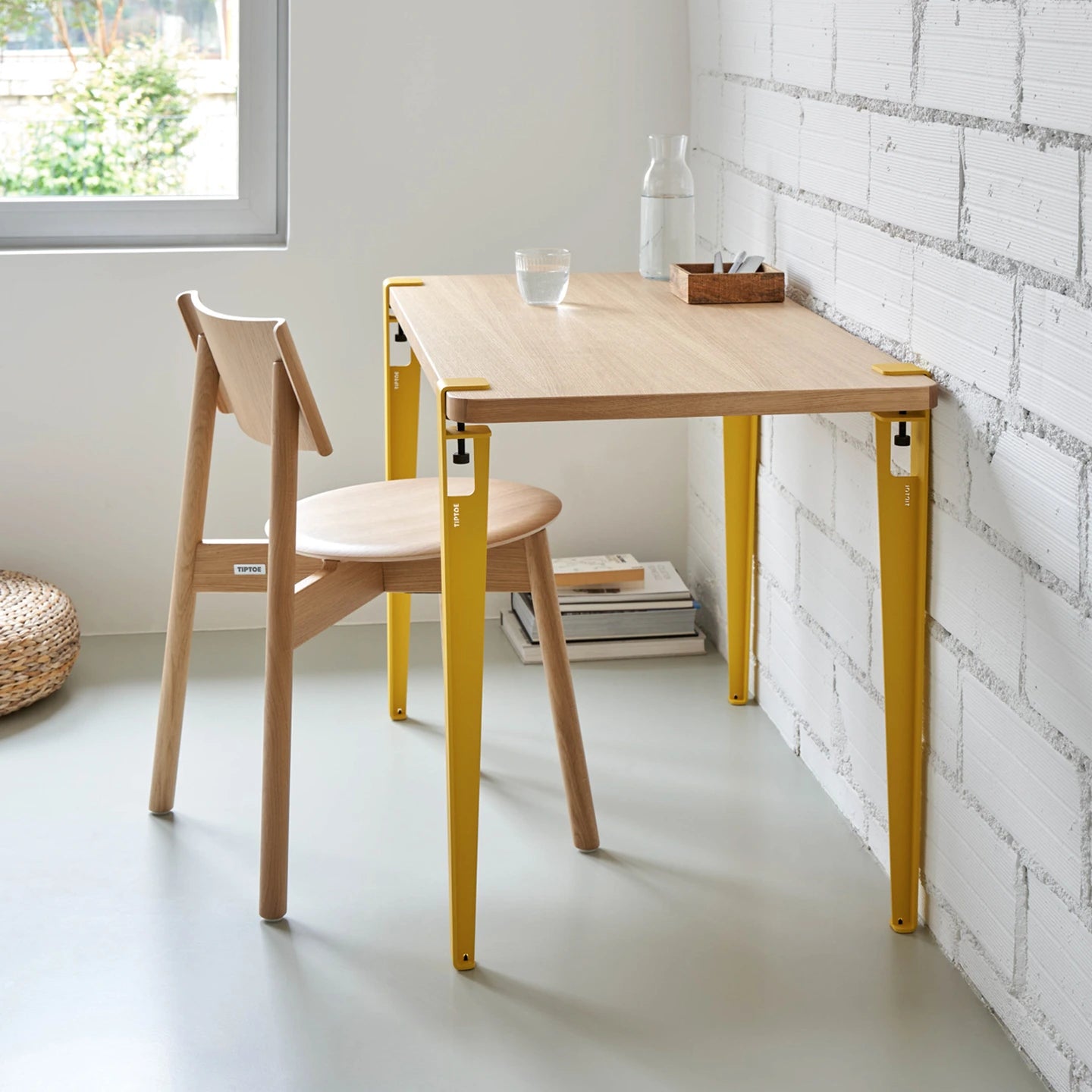 TIPTOE - Table and desk leg – 75 cm - BRIOCHE YELLOW - 大阪店