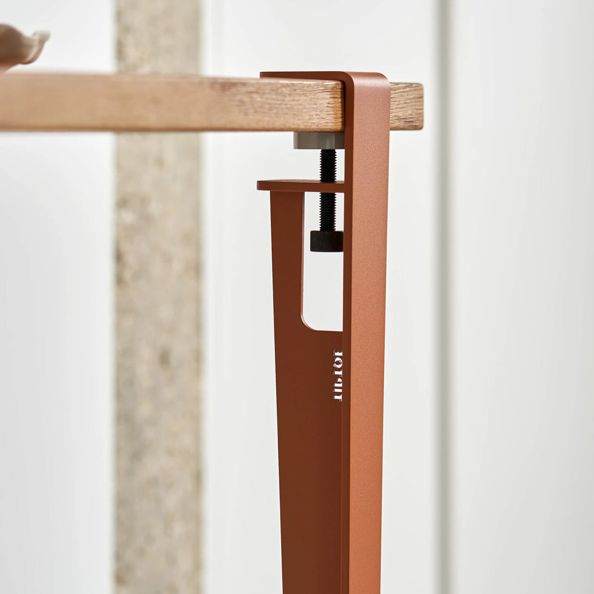 TIPTOE - Table and desk leg – 75 cm - TANGERINE RED
