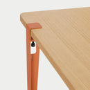 TIPTOE <br>Table and desk leg – 75 cm <br>TANGERINE RED <br>大阪店
