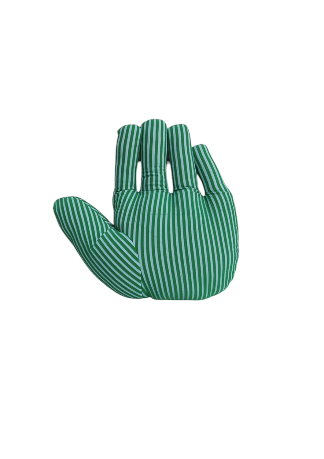 PORTRAIT LAB<br>Fabric object "Hand"S size Green stripe<br>reload店 - ヴィンテージ SHARK ATTACK