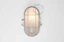 zangra <br>outdoor or bathroom white bakelite bulkhead light - opaline glass <br>大和店 7/28迄3点HOLD - ヴィンテージ SHARK ATTACK