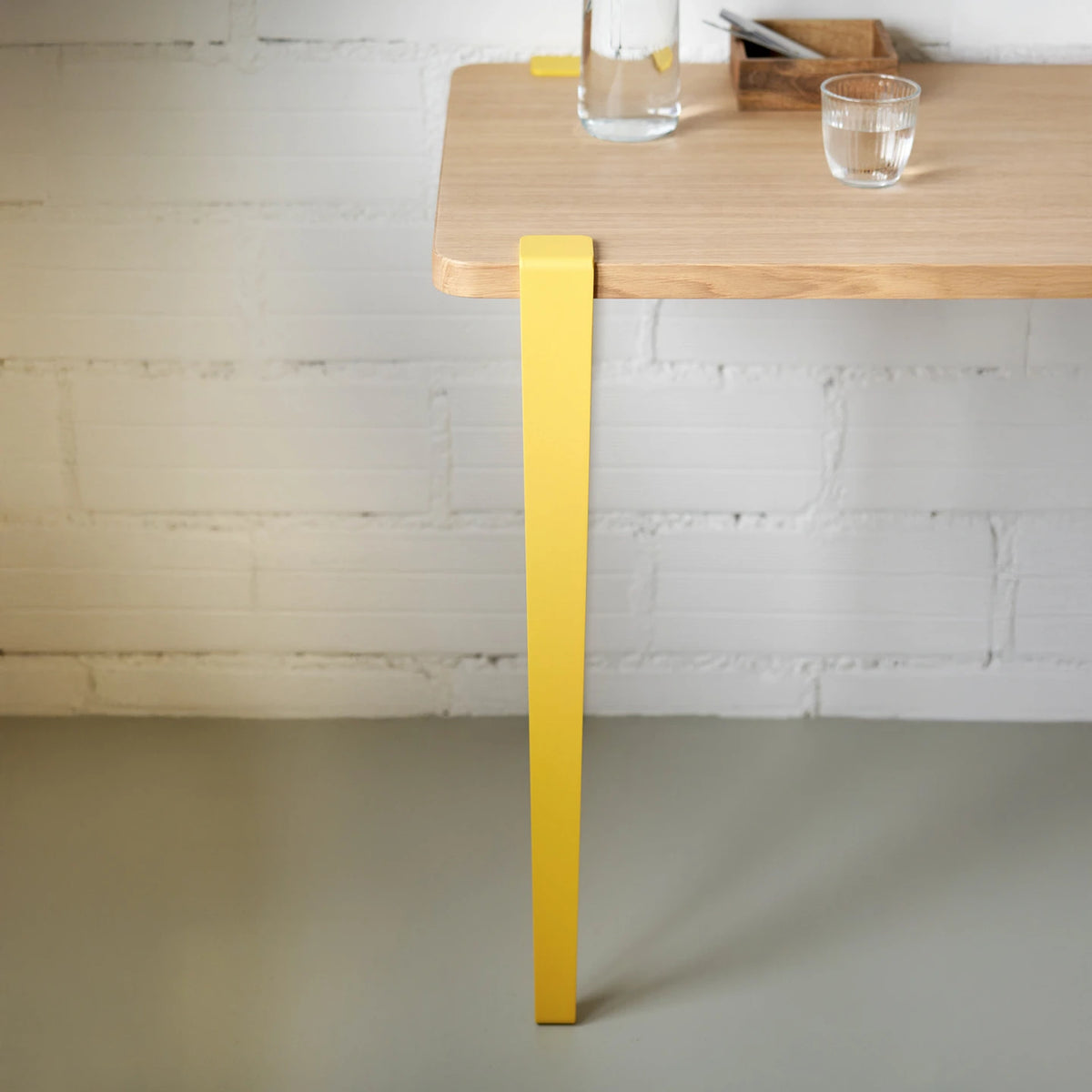 TIPTOE - Table and desk leg – 75 cm - BRIOCHE YELLOW
