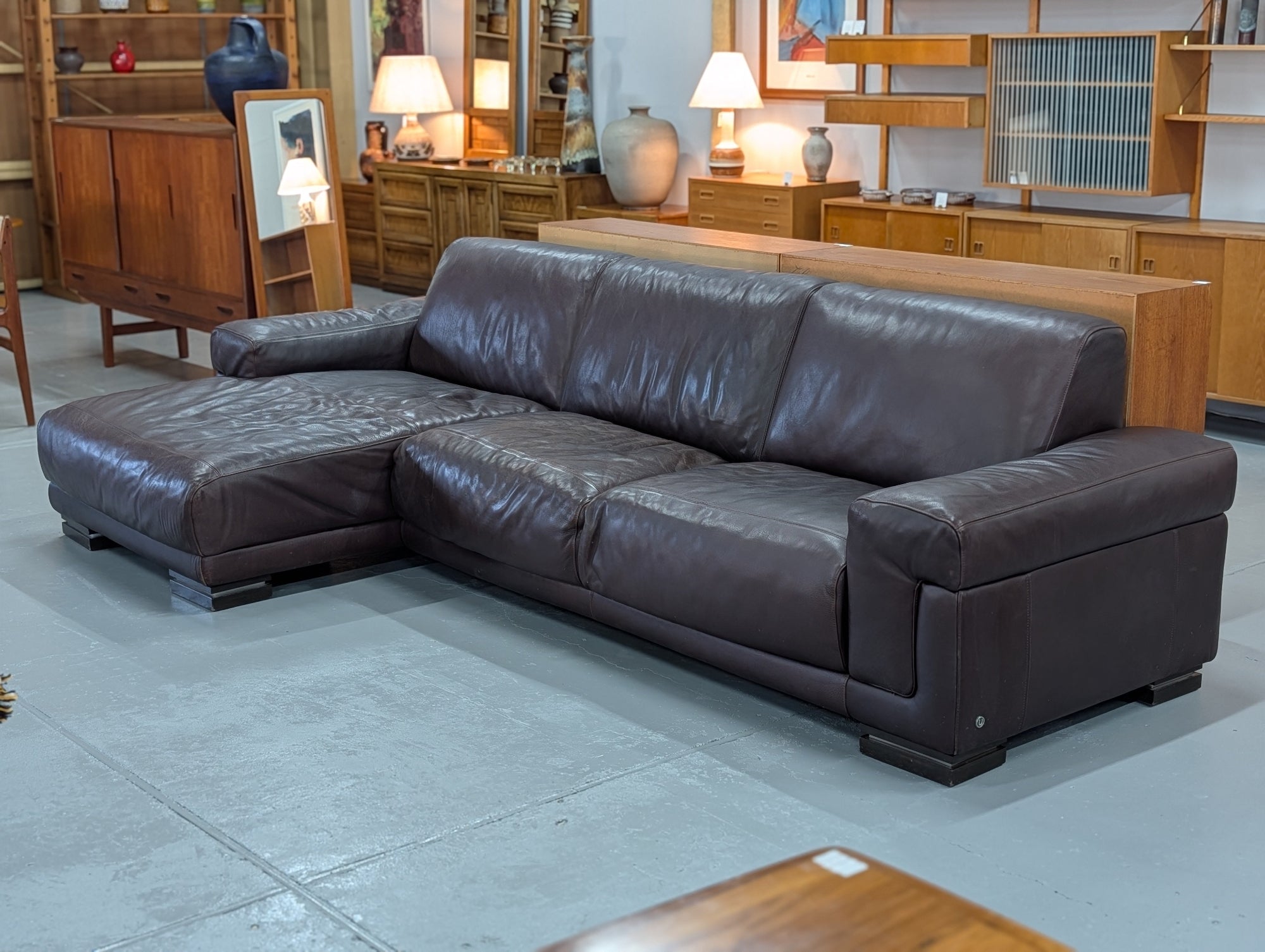 NATUZZI - レザーカウチソファ - 2000's Italy - TAMAGAWA BASE