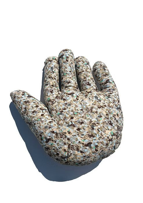 PORTRAIT LAB - Fabric object "Hand"S size Right Texture Terrazzo Beige - 大和店