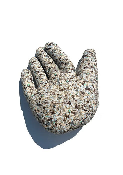 PORTRAIT LAB - Fabric object "Hand"S size Right Texture Terrazzo Beige - 大和店