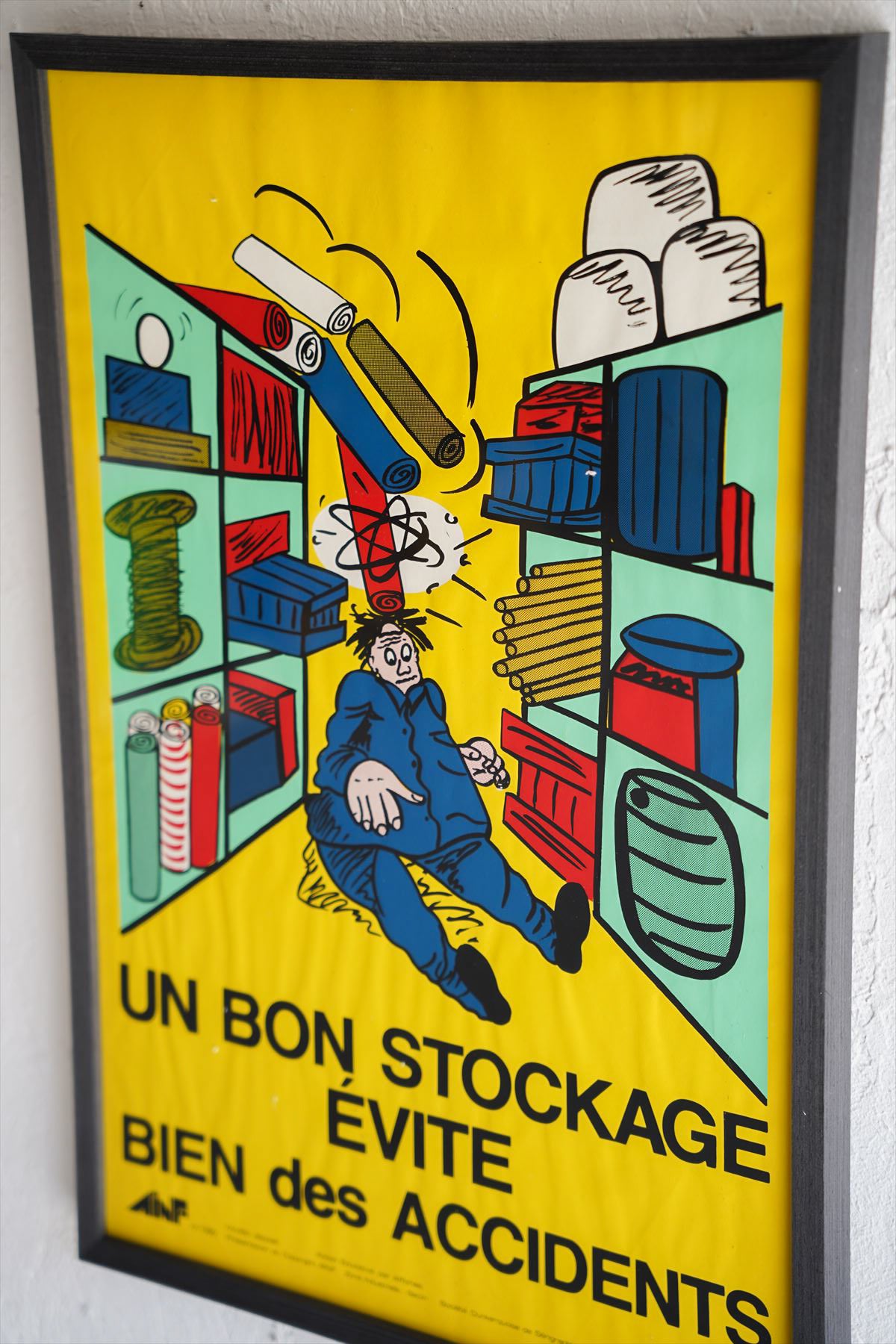France ウォールポスター<br>ヴィンテージ <br> 大阪店 - ヴィンテージ SHARK ATTACK