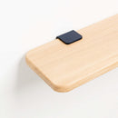 TIPTOE<br>Solid oak shelf – 90x20cm <br>MINERAL BLUE - ヴィンテージ SHARK ATTACK