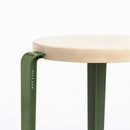 TIPTOE<br>MI LOU mid-high stool – SOLID BEECH <br>ROSEMARY GREEN - ヴィンテージ SHARK ATTACK