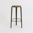 TIPTOE<br>BIG LOU bar stool – TINTED OAK <br>ROSEMARY GREEN - ヴィンテージ SHARK ATTACK