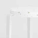 TIPTOE<br>BIG LOU bar stool in recycled plastic VENEZIA <br>CLOUDY WHITE - ヴィンテージ SHARK ATTACK