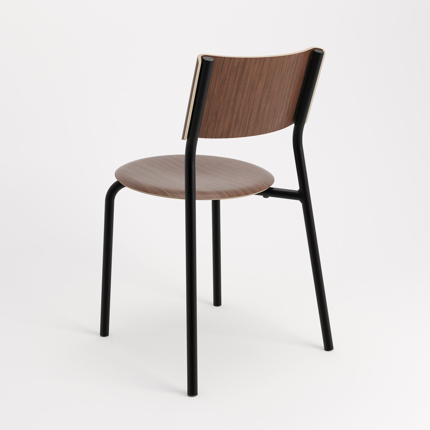 TIPTOE<br>SSD Chair - eco–certified wood<br>Walnut - GRAPHITE BLACK<br> - ヴィンテージ SHARK ATTACK
