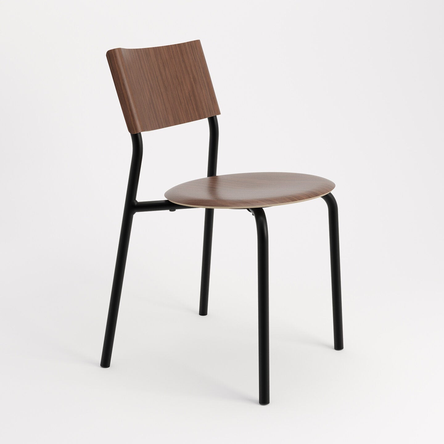 TIPTOE<br>SSD Chair - eco–certified wood<br>Walnut - GRAPHITE BLACK<br> - ヴィンテージ SHARK ATTACK