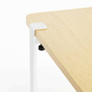 TIPTOE<br>Coffee table and bench leg – 43 cm <br> CLOUDY WHITE <br> cerote antiques - ヴィンテージ SHARK ATTACK