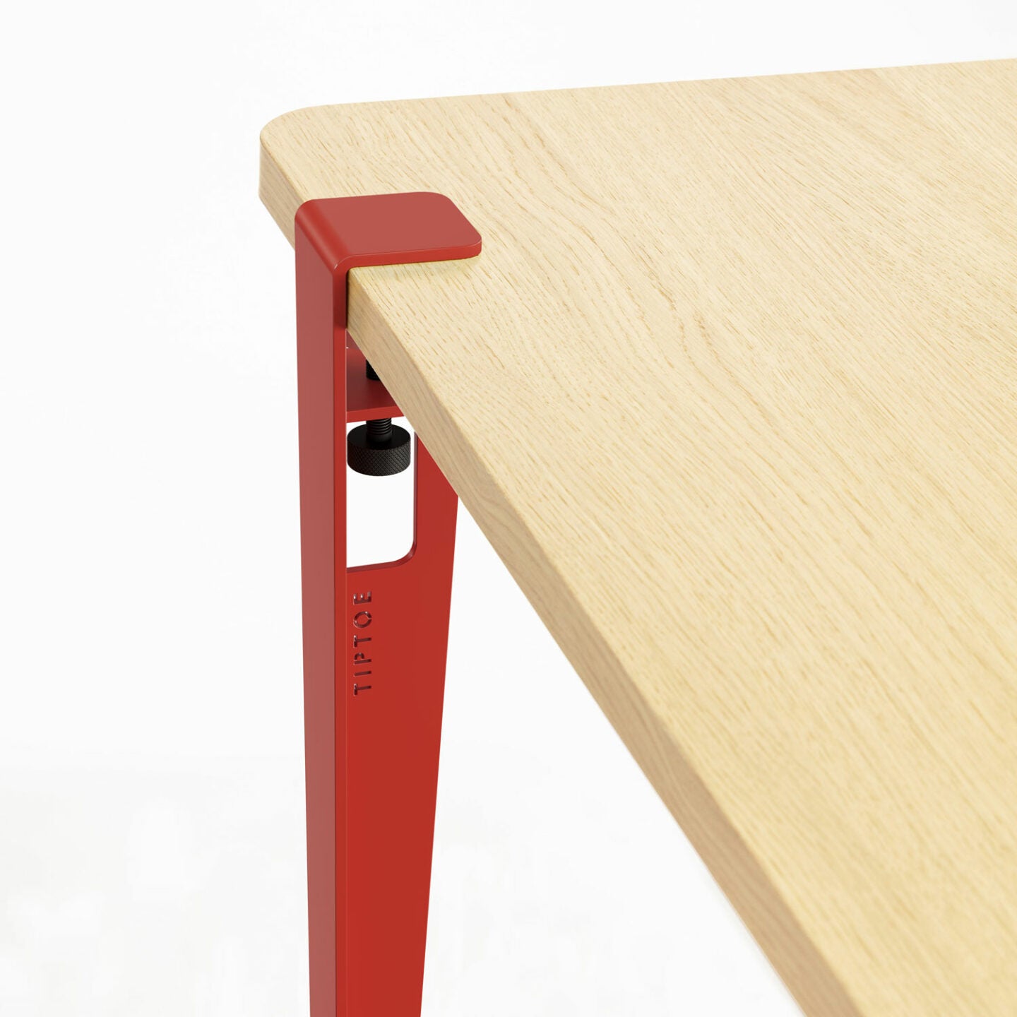 TIPTOE <br>Table and desk leg – 75 cm <br>TERRACOTTA RED <br>大和店・cerote antiques - ヴィンテージ SHARK ATTACK