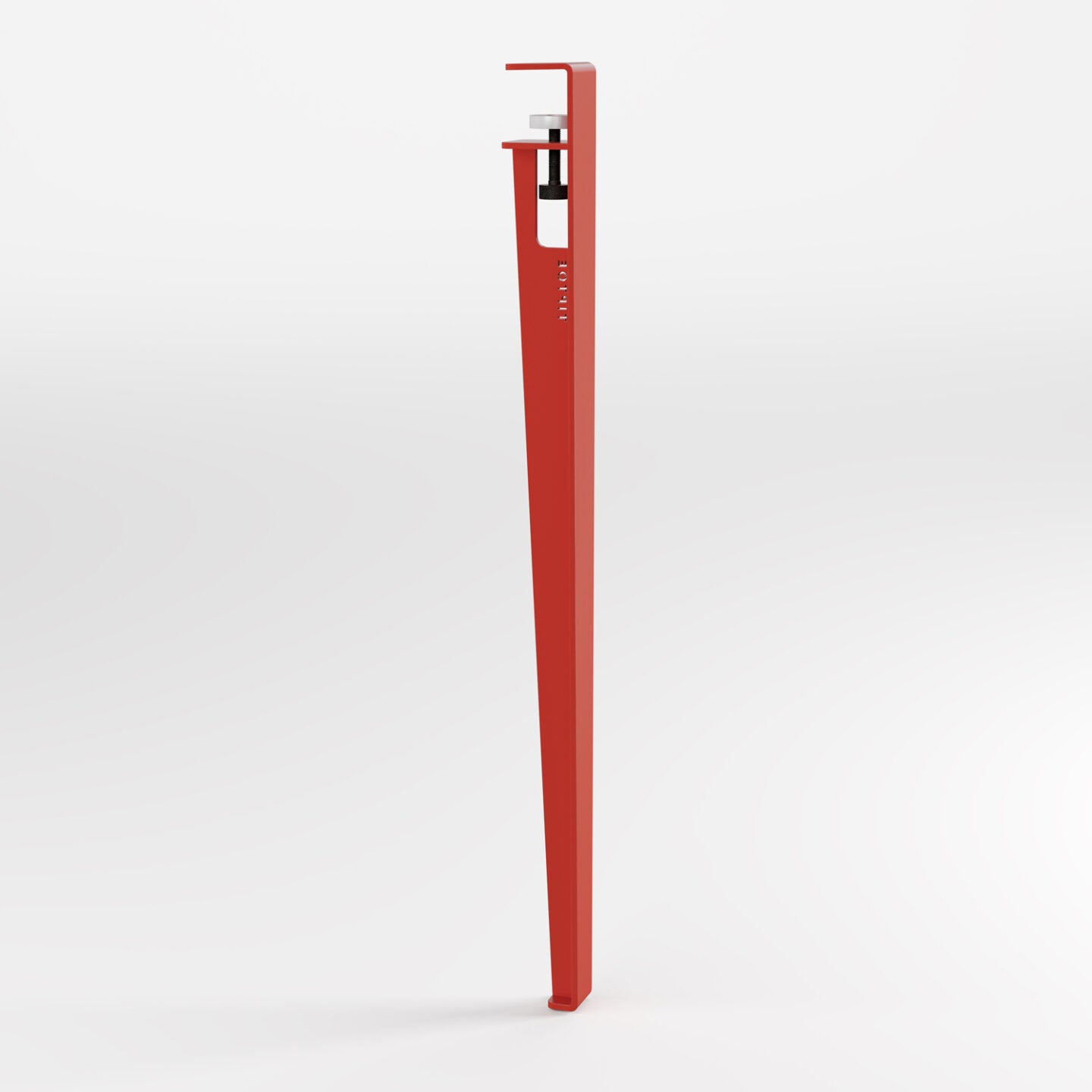 TIPTOE <br>Table and desk leg – 75 cm <br>TERRACOTTA RED <br>大和店・cerote antiques - ヴィンテージ SHARK ATTACK